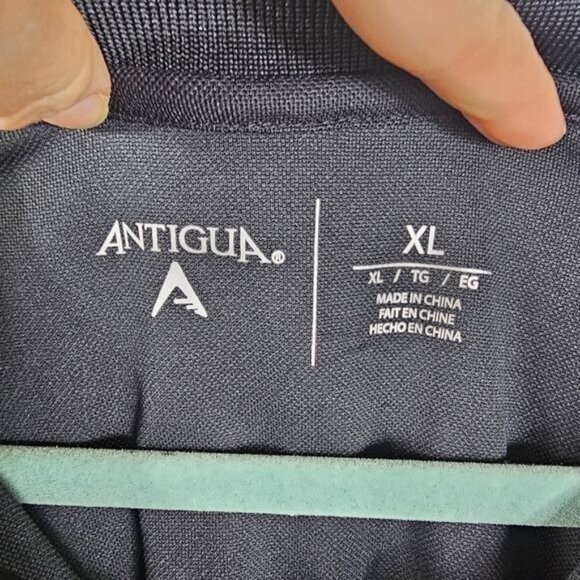 Antigua Louisville Cardinals Mens Black Polo Shirt Sz XL Collegiate Wear NCAA - Picture 4 of 12